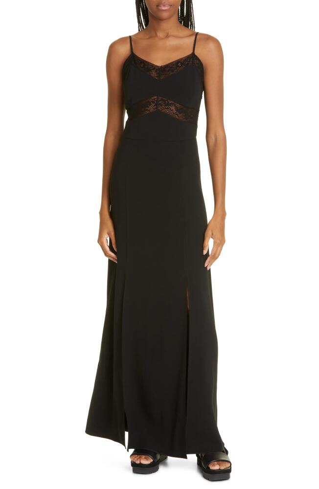 JASON WU Lace Trim Gown in Black Cover