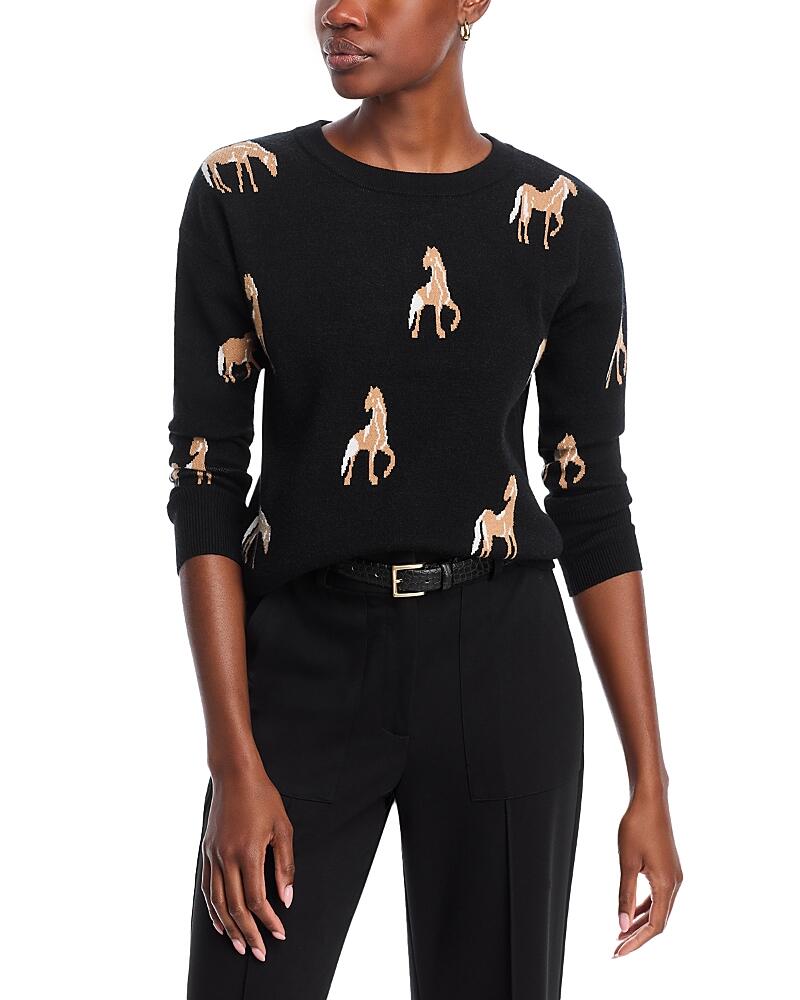 T Tahari Horse Print Sweater Cover