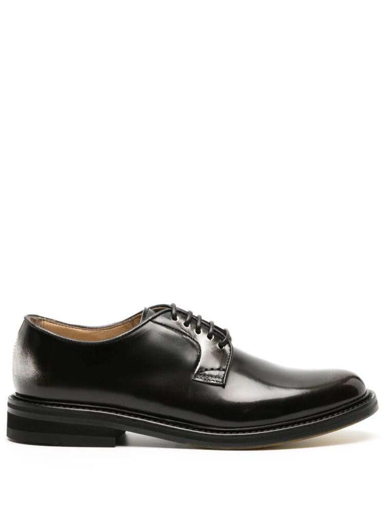 Doucal's lace-up leather Oxford shoes - Black Cover