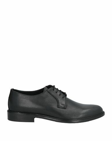 Loriblu Man Lace-up shoes Black Calfskin Cover