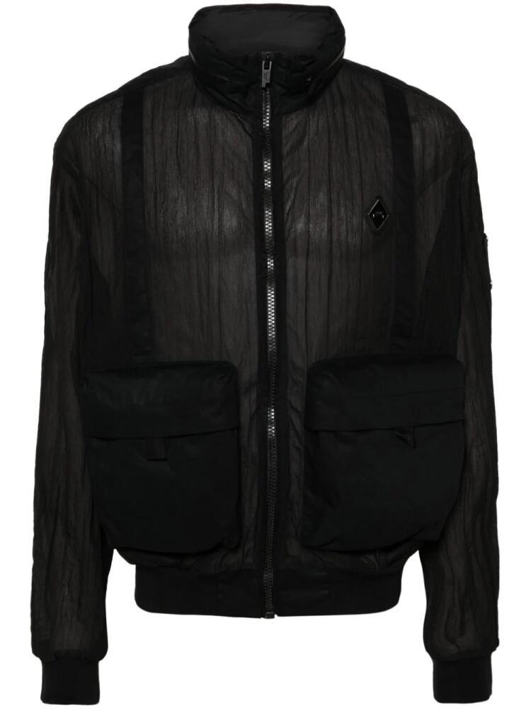 A-COLD-WALL* logo-plaque bomber jacket - Black Cover