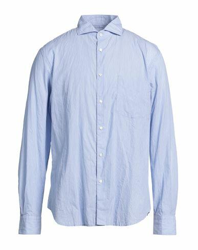 Aspesi Man Shirt Sky blue Size 15 ¾ Cotton Cover