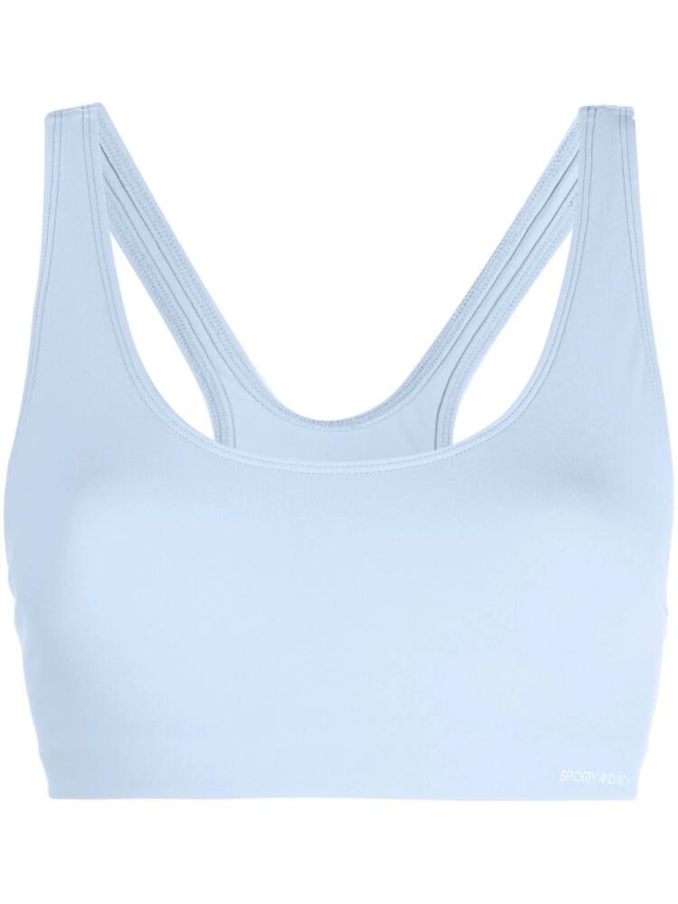 Sporty & Rich racerback sports bra - Blue Cover