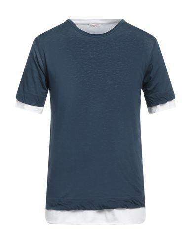 Officina 36 Man T-shirt Blue Cotton Cover