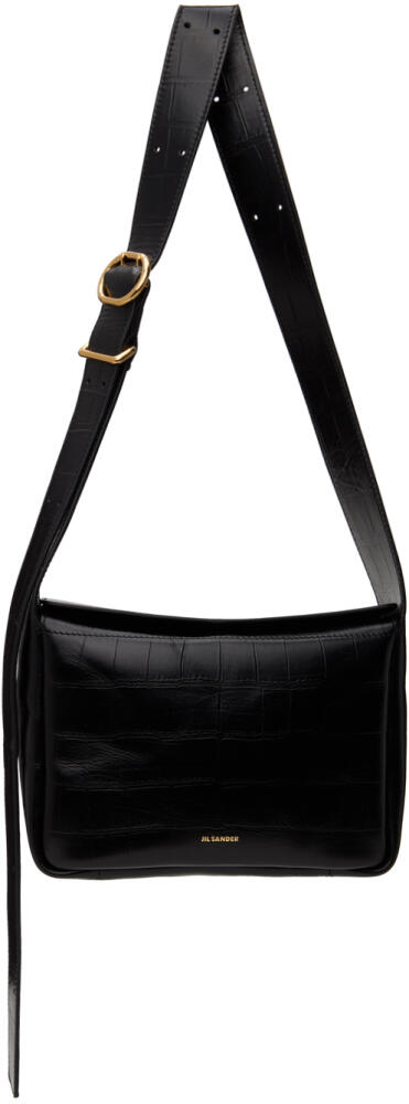 Jil Sander Black Flap Messenger XS Bag Cover