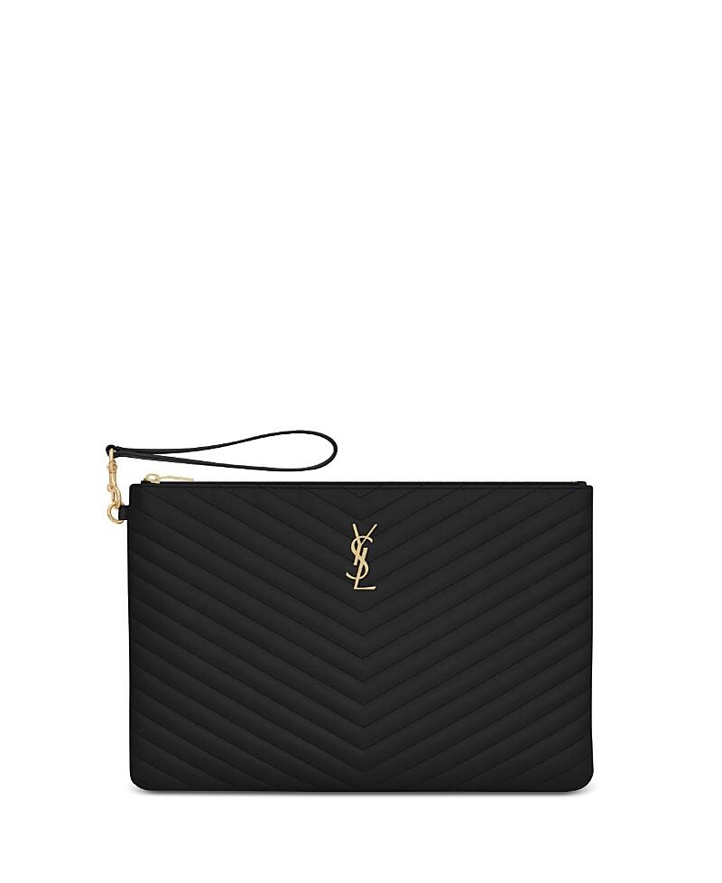 Saint Laurent Cassandre Matelasse Document Holder Pouch Cover