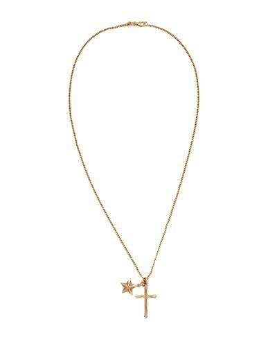 Emanuele Bicocchi Gold Plated Star+cross Necklace Necklace Gold 925/1000 Silver, 999/1000 gold plated Cover