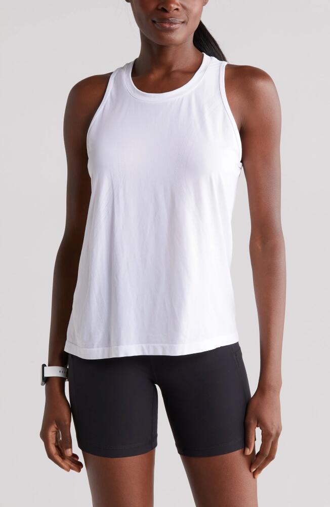 zella Propel Seamless Tank in White Cover