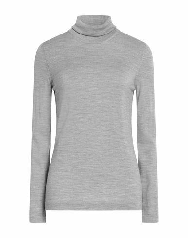 Goes Botanical Woman Turtleneck Grey Merino Wool Cover