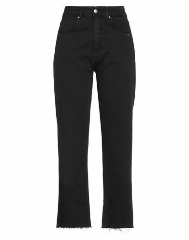 Berna Woman Pants Black Cotton Cover