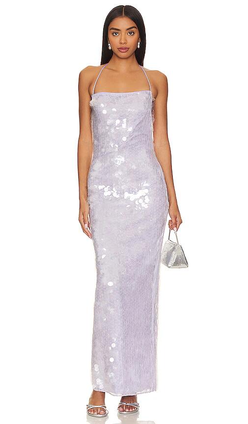 MAJORELLE Tianna Gown in Purple Cover