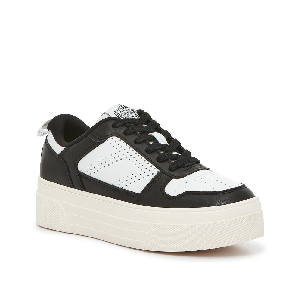 Le TIGRE Midtown Platform Sneaker | Women's | White/Black Cover