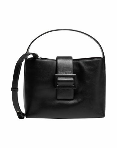 & Other Stories Woman Handbag Black Soft Leather Cover