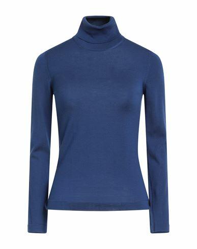 Goes Botanical Woman Turtleneck Navy blue Merino Wool Cover