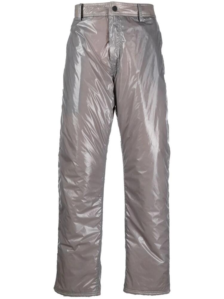 44 LABEL GROUP Group Blow Out straight-leg trousers - Grey Cover