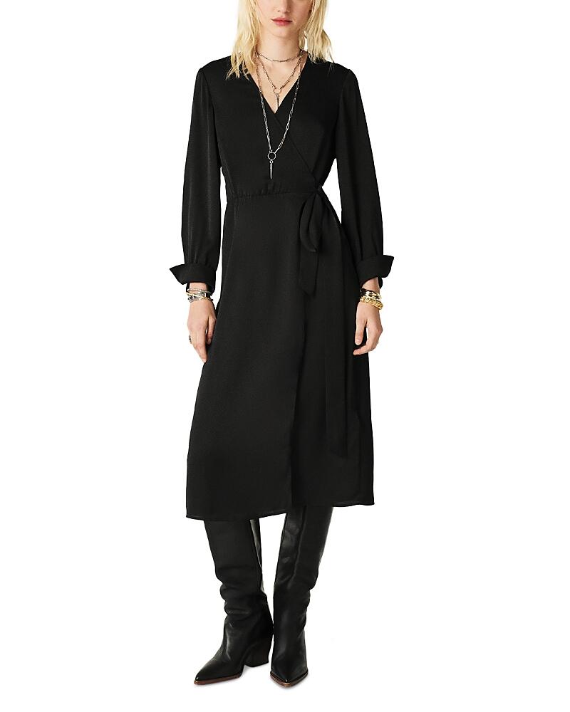 ba & sh Iris Midi Wrap Dress Cover