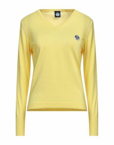 North Sails Woman Sweater Yellow Cotton Cover