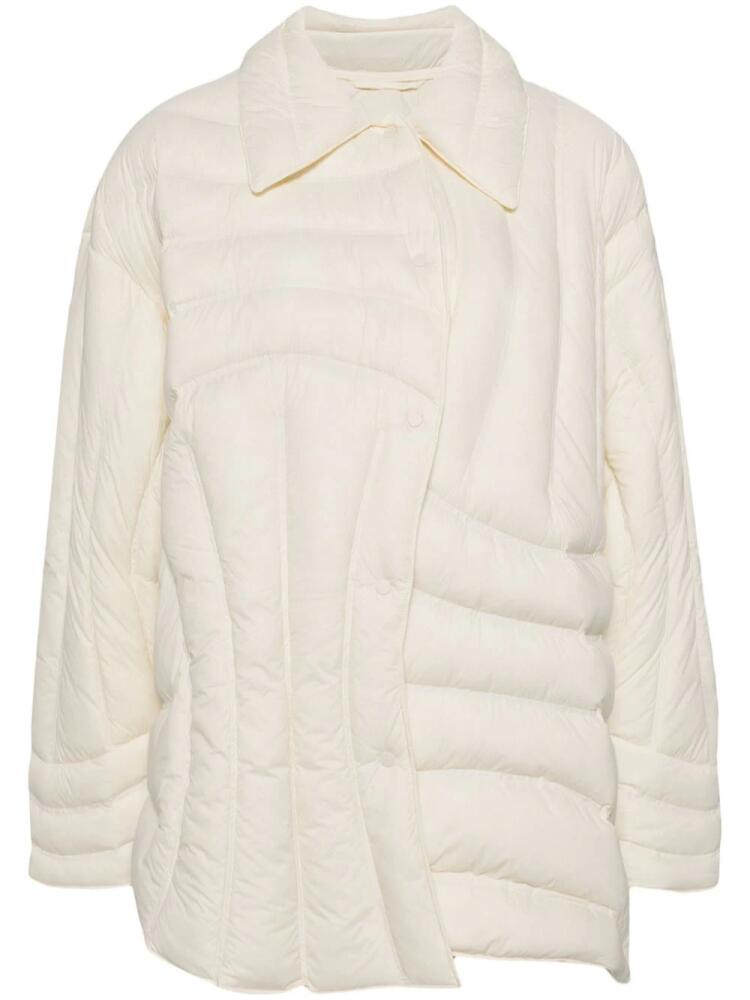 JNBY irregular tangent puffer jacket - Neutrals Cover