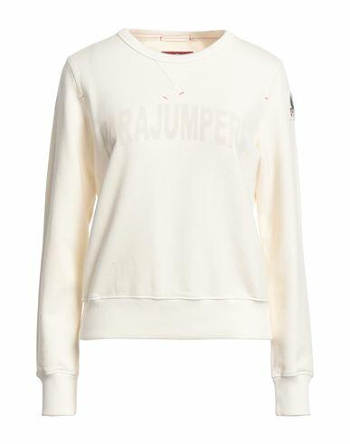 Parajumpers Woman Sweatshirt Ivory Cotton Cover