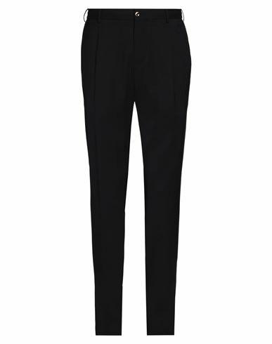 Pt Torino Man Pants Black Virgin Wool Cover