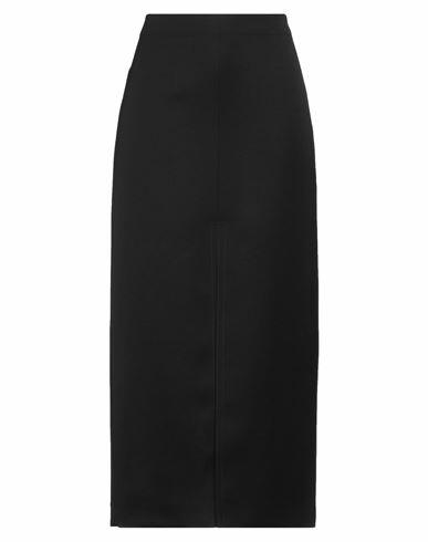 Bottega Veneta Woman Midi skirt Black Wool Cover