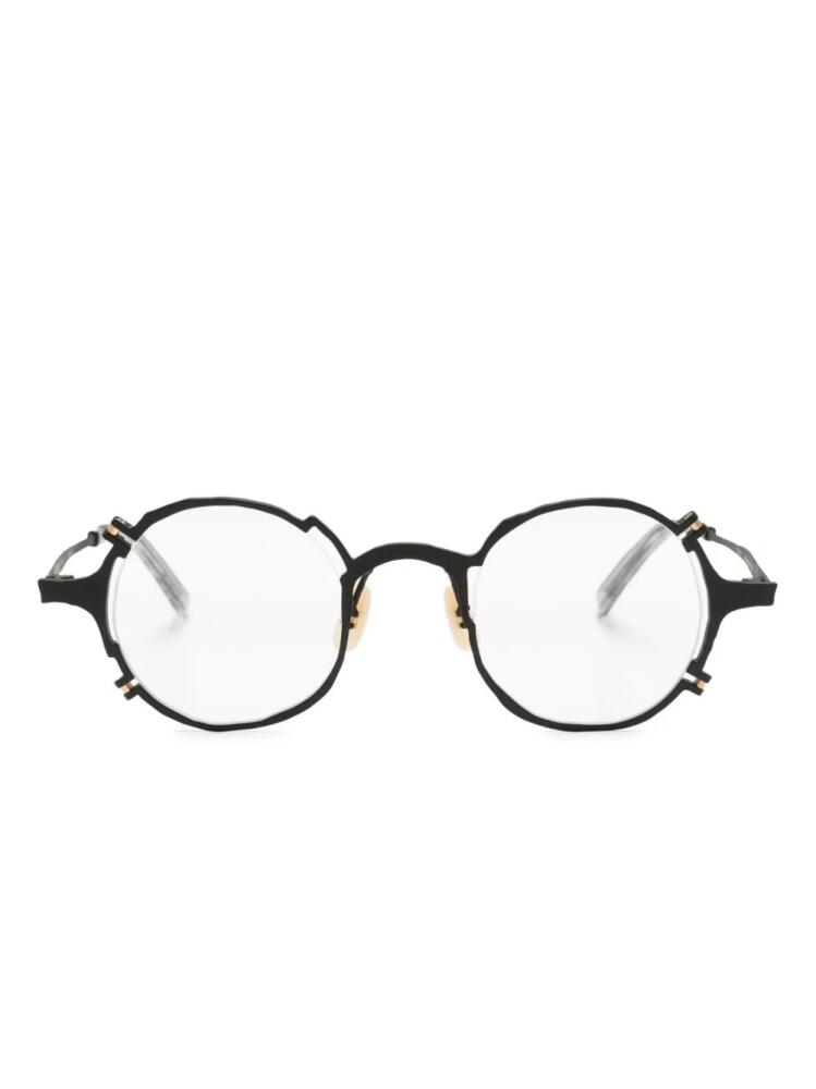 MASAHIROMARUYAMA asymmetric round-frame glasses - Black Cover