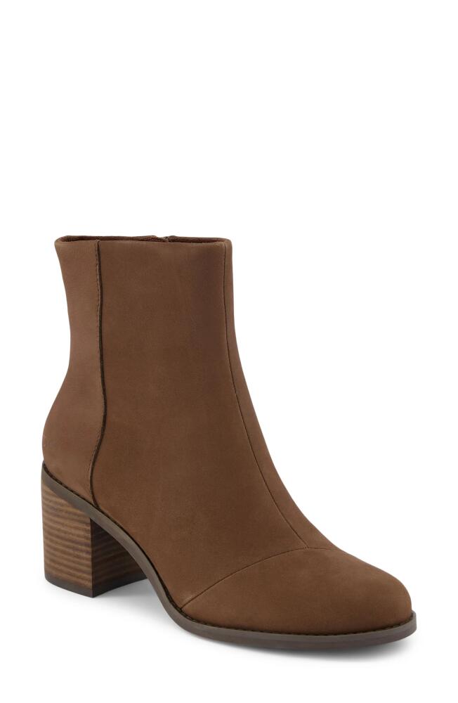 TOMS Evelyn Bootie in Dark Brown Cover