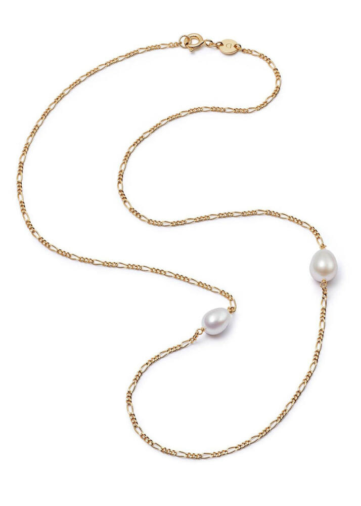 Daisy London Pearl-embellished 18kt Gold-plated Necklace Cover