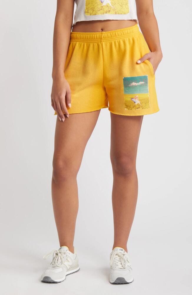 BOYS LIE Fool's Gold Francis Cotton Blend Shorts in Yellow Cover