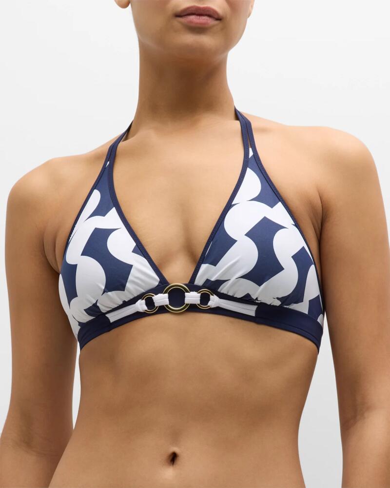 Lise Charmel Geometric Printed Triangle Bikini Top Cover