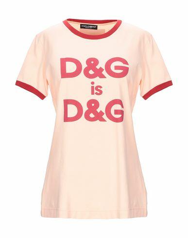 Dolce & gabbana Woman T-shirt Salmon pink Cotton Cover