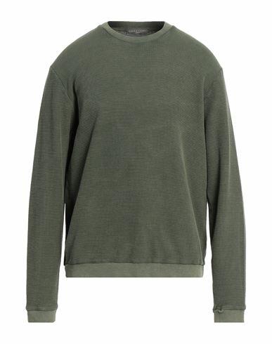 Daniele Fiesoli Man Sweatshirt Green Cotton Cover