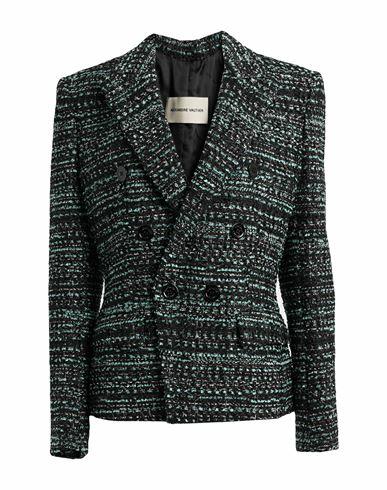 Alexandre Vauthier Woman Blazer Sky blue Polyamide, Polyester, Textile fibers, Cotton, Wool Cover