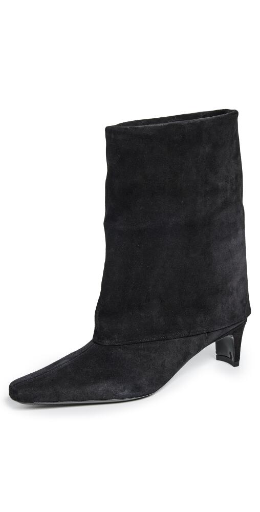 STAUD Wally Fold Over Boots Black Cover