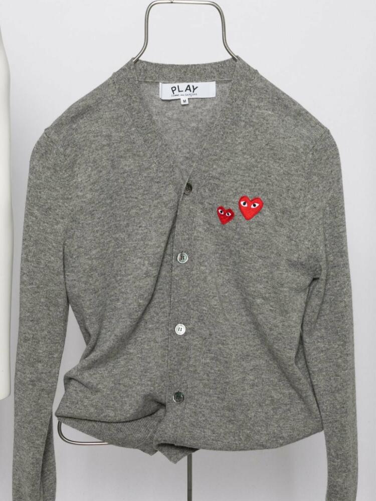 Comme Des Garçons Play wool cardigan - Grey Cover