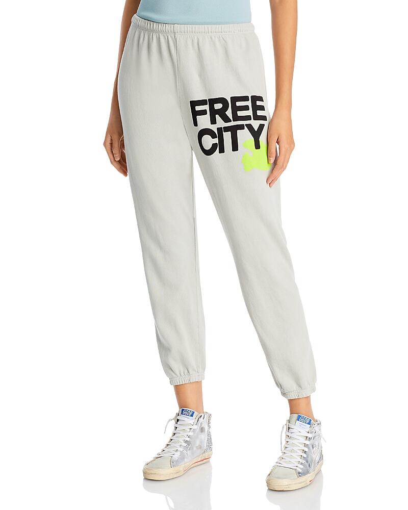 Free City Cotton Logo Sweatpants in Stardust Cover