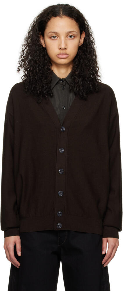 LEMAIRE Brown Twisted Cardigan Cover