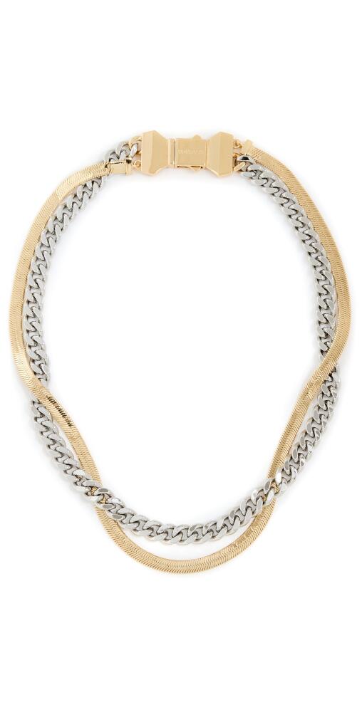 DEMARSON Nadine Necklace 12K Shiny Gold/Ir Cover