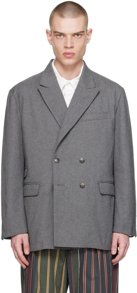 Engineered Garments Gray Newport Blazer Cover