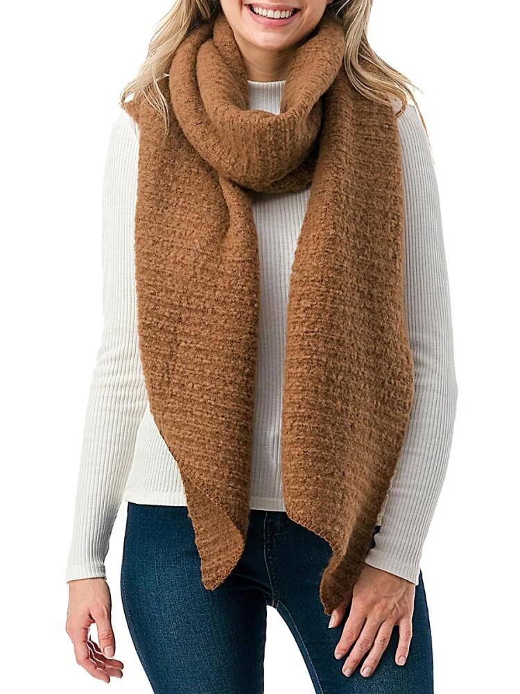 MARCUS ADLER Women's Solid Ribbed Scarf - Cinnamon Cover