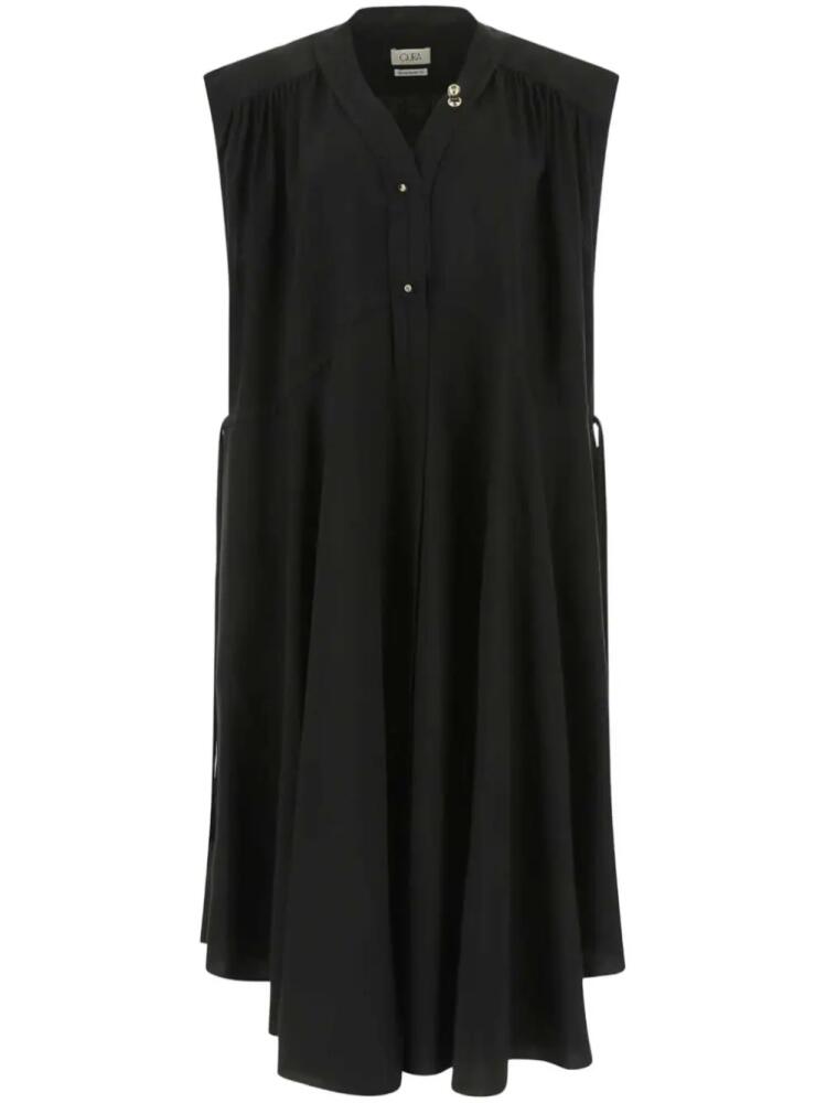 QUIRA Asymmestric dress - Black Cover