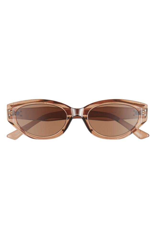 BP. 50mm Oval Sunglasses in Amber Cover