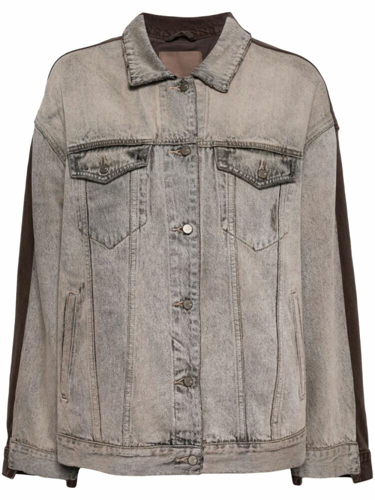 JNBY patchwork denim jacket - Neutrals Cover