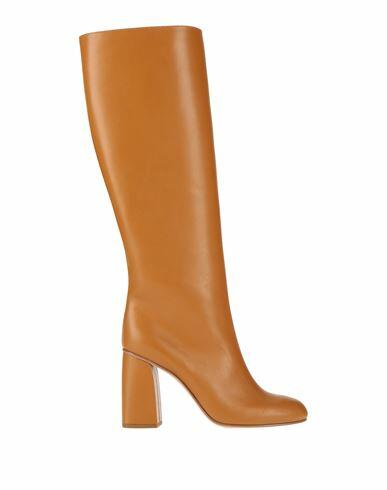 Red(v) Woman Boot Camel Soft Leather Cover