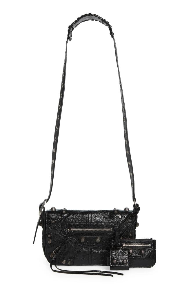 Balenciaga Extra Small Le Cagole Leather Crossbody Bag in Black Cover