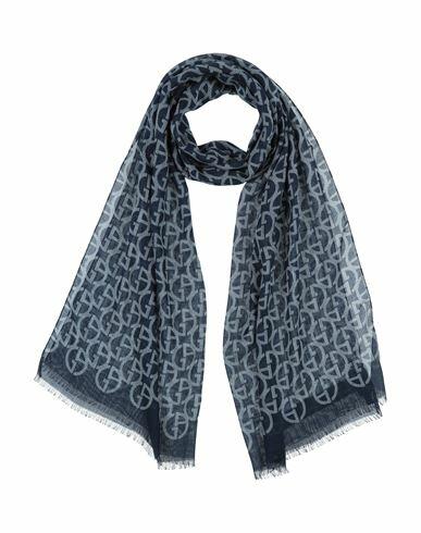 Giorgio Armani Man Scarf Midnight blue Modal, Silk Cover