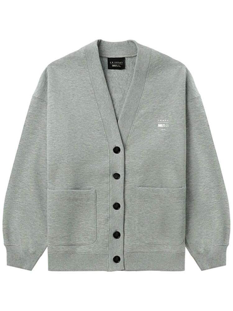 Joshua Sanders Smiley-print cardigan - Grey Cover