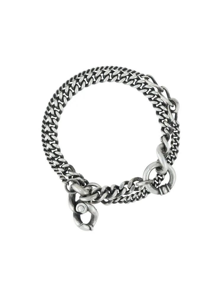 WERKSTATT:MÜNCHEN double-chain bracelet - Silver Cover