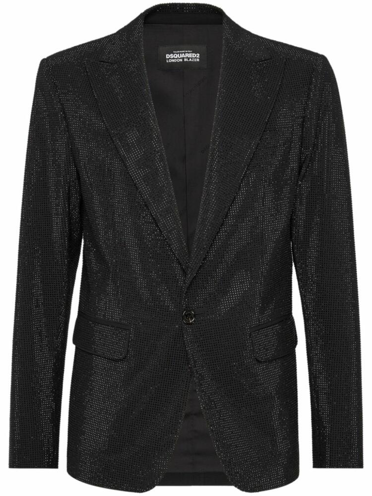 DSQUARED2 crystal-embellished blazer - Black Cover