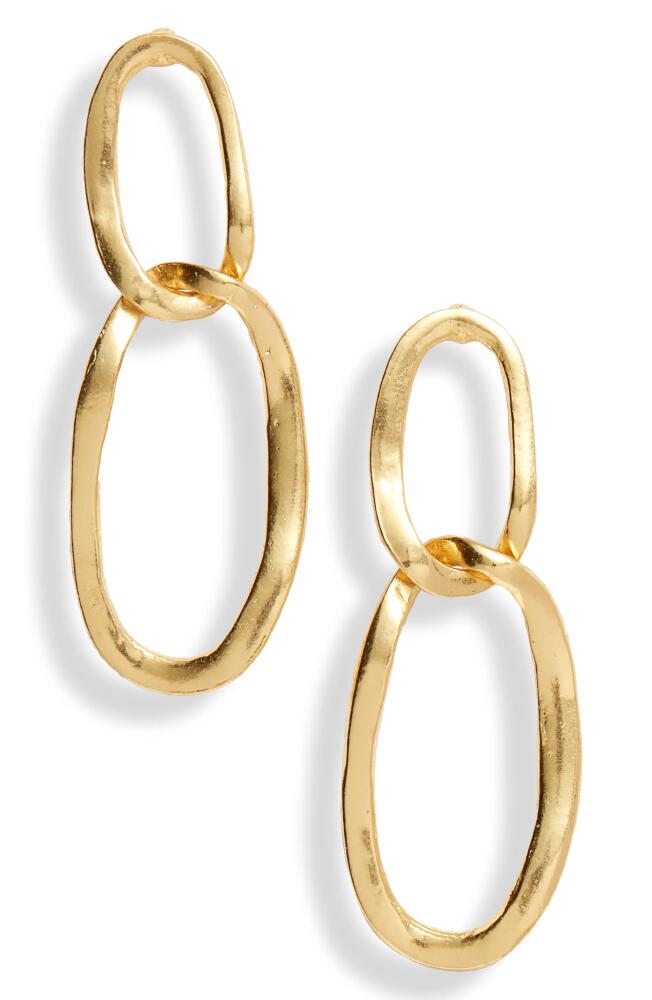 Karine Sultan Double Hoop Earrings in Gold Cover